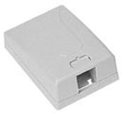 Surface Mount Box Elite 1-Port White