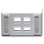 Face Plate Furniture Univ 4- Port White