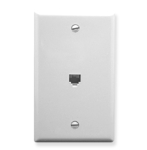 Wall Plate Voice 6P6C White