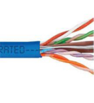 Cat 6 500 UTP Solid Cable 23G 4P CMP Blue