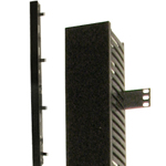 Panel Vertical Finger Duct Flat Mount 4x5x78