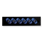 Adapter Panel 3 Duplex SC 6F SM Blue