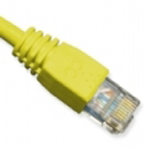 Patch Cord CAT 5E Molded Boot 1 FT Yellow