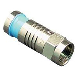 Connector F-Type RG6Q 100 PK