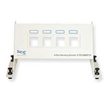 Resi Mounting Panel Blank 4 Port