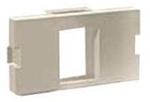 AV Unloaded Module SC Angled 1 Duplex 1.5 Unit White