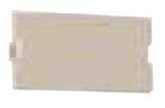 AV Module Blank 1 Unit Electric Ivory