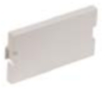 AV Module Blank 1 Unit Office White