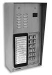 12 Button Apartment Entry Phone with Built-In Door Strike Relay and Color Video Camera Flush Mount or Surface Mount with an Optional VE-5x10 with Enhanced Weather Protection (EWP)