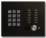 Oil Rubbed Bronze Vandal Resistant Entry Phone with Keypad Color Video Camera Flush Mount with the included Rough-In Box or Surface Mount with an Optional VE-6x7 with Enhanced Weather Protection (EWP)