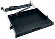 Pull-Out Tray for Computer Keyboard (KB not included) 1 Space Steel Black finish