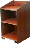 Mobile Lectern 46in. High & 25in. Wide Features include One Adjustable Shelf & Casters for Mmobility **PLEASE SPECIFY COLOR**