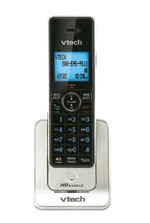 LS6405 Accessory Handset Cordless DECT 1.9GHz Digital Integrated Answering Device with Caller ID Silver/Black