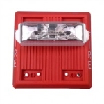 Series MTWP Multitone Horn Strobe Ceiling Weatherproof 24 VDC 75CD Red