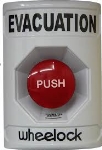 Series NPS Push Station White (Specifiy Wording)