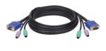 PS/2 (3-in-1) Cable Kit for KVM Switch B007-008 10 Ft