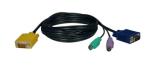 PS/2 (3-in-1) Cable Kit for NetDirector KVM Switch B020-Series and KVM B022-Series 6 Ft