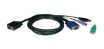 USB/PS2 Combo Cable Kit for NetController KVM Switches B040-Series and B042-Series 15 Ft