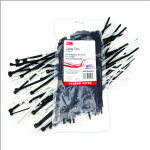 PB4BK18-M  UPC 10051128593261  3M 7010400120  4in. Black 18 LB Plain Cable Tie - 1000/bag