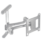 Large Flat Panel Swing Arm Wall Display Mount - 37in. Extension Silver **call for current pricing**