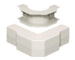 LanTrak (PL1) External Elbow (Base & Cover) Office White