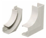 PremiseTrak (PP1) Flat Elbow (Base & Cover) Office White