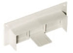 Super BaseTrak (PS3) Surface Panel Connector Office White