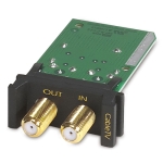Replaceable Rackmount 1U Single Line CableTV Surge Protection Module