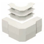 WallTrak (PW2) External Elbow (Base & Cover) Office White