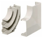 WallTrak (PW2) Flat Elbow (Cover) Office White