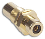 Bulk Connector RCA F/F Coupler Gold 3/8in. Black (Bag of 100)