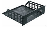 2 Space Custom Rackshelf 11.5in. Deep Black Anodized Finish