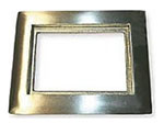 Rectangular Carpet Flange 1 Gang Brass