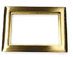 Rectangular Carpet Flange 2 Gang Brass