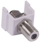 Audio/Video Connector F-Type Connector F-Type Coupler Bulkhead F/F White