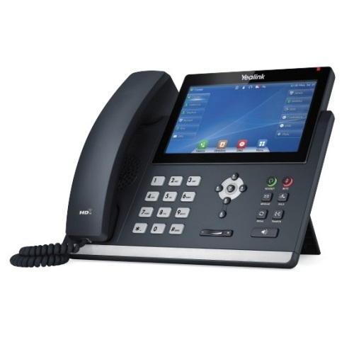 IP Phone with Dual-port Gigabit Ethernet 7in. color LCD Dual USB ports Up to 16 SIP accounts (PS5V2000US-SLIM Power Supply not included)