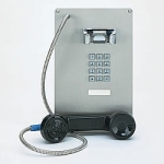 Durable Stainless Steel Flush Mount Panel Telephone for Standard Keypad Dialing