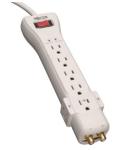 Protect It! 7-Outlet Surge Protector 7 Ft Cord 2160 Joules Coaxial Protection