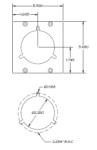 UCP Module 3 Bolt Twistlock Punchout Panel