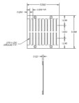 UCP Single Vented Blank Module