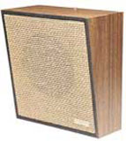 Dual-Input (One Way) Wall Speaker (Light Brown Open-Weave Grille)