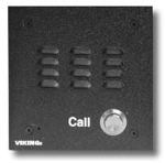 Vandal Resistant Handsfree Doorbox Black Powder Painted Aluminum Faceplate Flush Mount with the included Rough-In Box or Surface Mount with an Optional VE-5x5 with Enhanced Weather Protection (EWP)