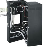 12 Space (21in. ) Sectional Wallrack fits 20in. Deep Equip  DWR Series  Steel  Textured Black Powder Coat Finish