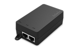 802.3at/af Compliant Gigabit Power Over Ethernet (PoE) Injector with Power Supply.