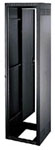 21 Space (36 3/4in. ) 19 1/2in. Deep Stand Alone Rack w/ Rear Door Black Finish ***Drop Ship Only***