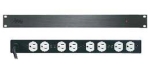 115 Volt Rackmount Power Strip 8 Outlet 15A Basic Surge